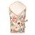 Couverture d'emmaillotage évolutive néo vintage Néo vintage imprimé floral, beige, blanc 1 - vertbaudet enfant 
