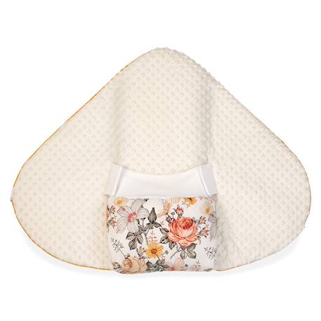 Couverture d'emmaillotage évolutive néo vintage Néo vintage imprimé floral, beige, blanc 2 - vertbaudet enfant 