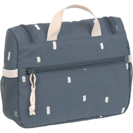Mini trousse de toilette little gang Bleu nuit, blanc, marron+Gris, bleu clair, moutarde 4 - vertbaudet enfant 