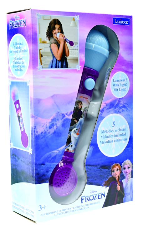 Microphone lumineux reines des neiges MULTICOLORE 3 - vertbaudet enfant 