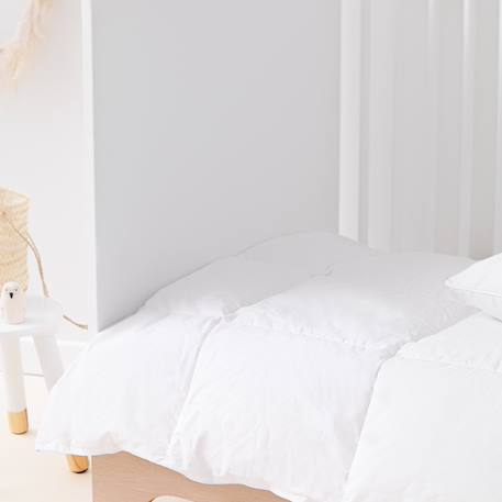 Couette bébé lanaï en duvet et plumes Blanc 1 - vertbaudet enfant 