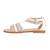 Sandales  vernis  à brides Blanc rose claire+Noir platinium+Rose 2 - vertbaudet enfant 