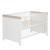 Chambre bébé évolutive complète - style moderne avec soft-close lucy Blanc cassé / décor luna elm 3 - vertbaudet enfant 