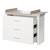 Commode à langer évolutive 3 tiroirs  lucy Blanc cassé / décor luna elm 3 - vertbaudet enfant 