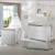 Chambre bébé évolutive complète - style rustique moderne avec soft-close felicia Blanc cassé / décor luna elm 2 - vertbaudet enfant 