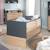 Chambre bébé évolutive complète avec soft-close lenn Anthracite / chêne artisan 4 - vertbaudet enfant 