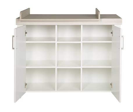 Commode à langer évolutive avec extension à langer amovible felicia 2 portes 4 - vertbaudet enfant 
