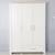 Armoire bébé 3 portes à fermeture douce lucy Blanc cassé / décor luna elm 3 - vertbaudet enfant 