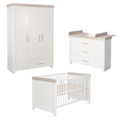 Chambre et rangement-Chambre-Chambre bébé complète-Chambre bébé évolutive complète - style moderne avec soft-close lucy
