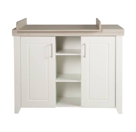 Commode à langer évolutive avec extension à langer amovible felicia 2 portes 3 - vertbaudet enfant 