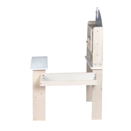 Marchande en bois à 3 tiroirs et horloge Gris - sans accessoires 5 - vertbaudet enfant 