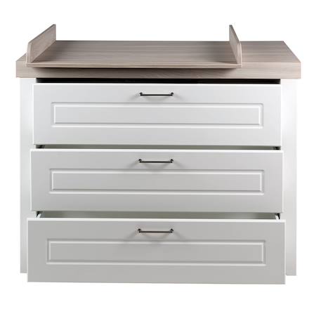 Commode à langer évolutive avec extension à langer amovible felicia 3 tiroirs 6 - vertbaudet enfant 
