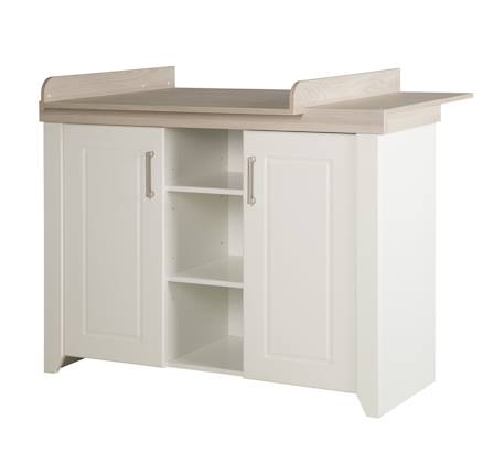 Commode à langer évolutive avec extension à langer amovible felicia 2 portes 1 - vertbaudet enfant 