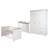Chambre bébé évolutive complète - style rustique moderne avec soft-close felicia Blanc cassé / décor luna elm 1 - vertbaudet enfant 