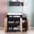 Chambre bébé évolutive 2 pièces - lit et commode à fermeture douce lenn Anthracite / chêne artisan 6 - vertbaudet enfant 