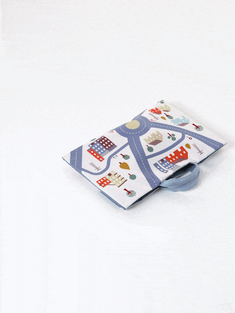 Tapis circuit pliable avec accessoires beige 8 - vertbaudet enfant 