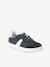 Baskets enfant garçon synthétique zippées et lacets élastiqués marine 1 - vertbaudet enfant 