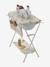 Table à langer 2 en 1 pour poupon en métal RETRO FLOWER écru 5 - vertbaudet enfant 
