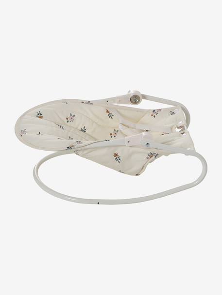 Transat en métal pour poupon RETRO FLOWER écru 8 - vertbaudet enfant 