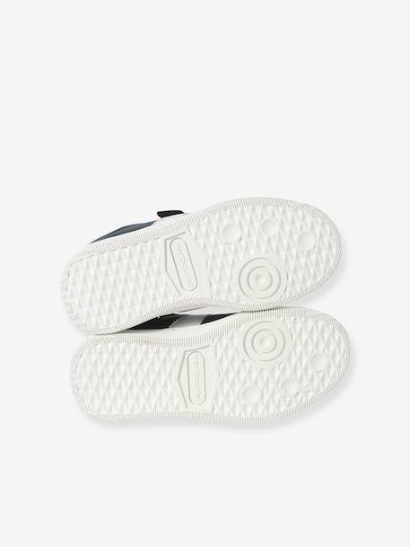 Baskets enfant garçon synthétique à scratchs et lacets élastiqués marine 4 - vertbaudet enfant 