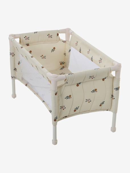Lit Parapluie pour Poupon RETRO FLOWER écru 4 - vertbaudet enfant 