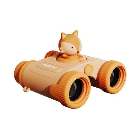 Jumelles renard Orange clair 1 - vertbaudet enfant 