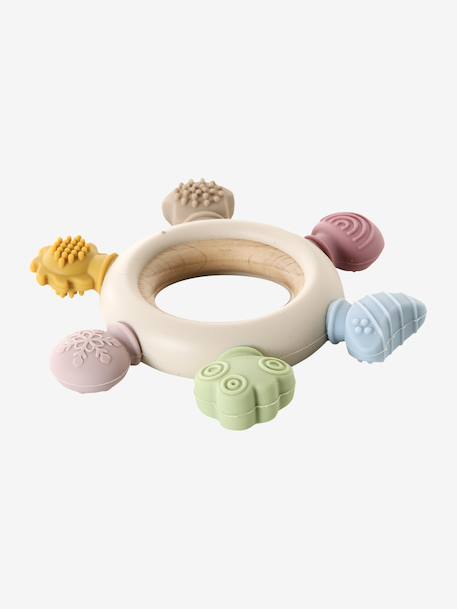 Anneau de dentition sensoriel en bois FSC® bois 3 - vertbaudet enfant 