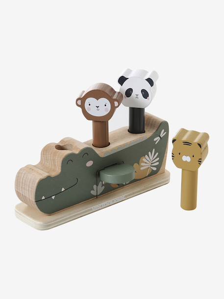 Pop-up 3-en-1 de la jungle TANZANIE en bois FSC® vert 4 - vertbaudet enfant 