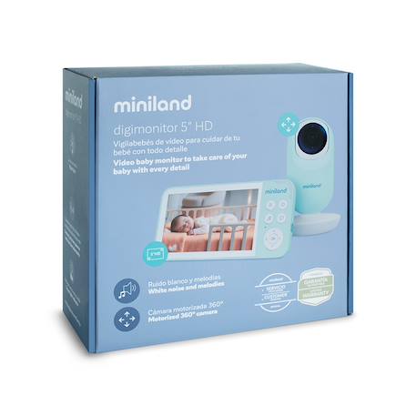 Moniteur bébé digimonitor 5'hd Bleu 4 - vertbaudet enfant 