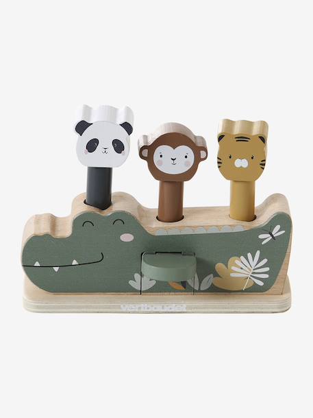 Pop-up 3-en-1 de la jungle TANZANIE en bois FSC® vert 2 - vertbaudet enfant 