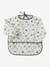 Bavoir tablier manches longues imprimé végétal+Minisaurus+multicolore+Oies+renard+rose poudré 10 - vertbaudet enfant 