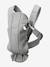 Porte-bébé Mini Jersey 3D BABYBJORN GRIS CHARBON+Gris clair 8 - vertbaudet enfant 
