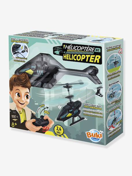 Hélicoptère radiocommandé noir 1 - vertbaudet enfant 