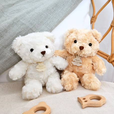 Peluche ours câlin crème 21 cm Beige 5 - vertbaudet enfant 