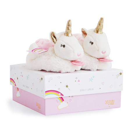 Chaussons lucie la licorne 0-6 mois Rose 1 - vertbaudet enfant 