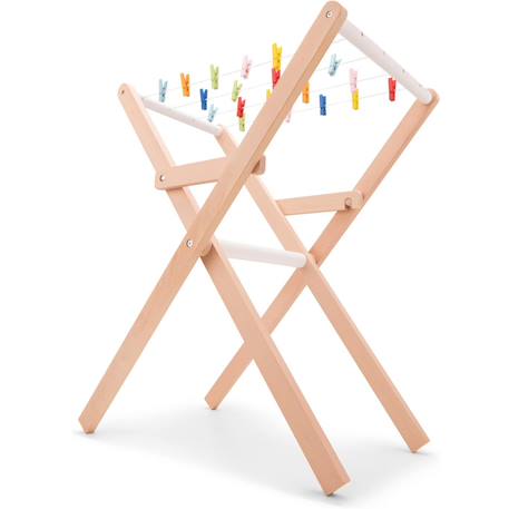 Étendoir à linge en bois Beige 2 - vertbaudet enfant 