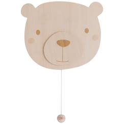 Linge de maison et décoration-Décoration-Applique murale en bois wonder ours