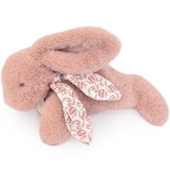 Jouet-Premier âge-Peluche lapin rose poudré 25 cm