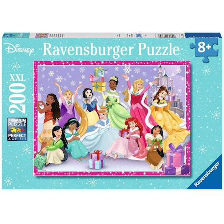 Puzzle un noël magique disney 200 pcs xxl Bleu 1 - vertbaudet enfant 