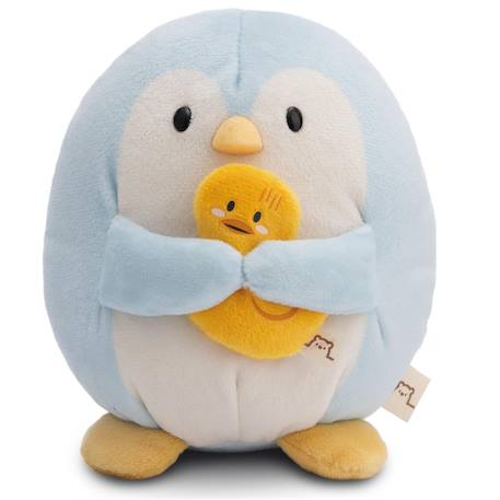 Peluche pingouin waddle 27 cm Bleu 4 - vertbaudet enfant 
