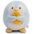 Peluche pingouin waddle 27 cm Bleu 4 - vertbaudet enfant 
