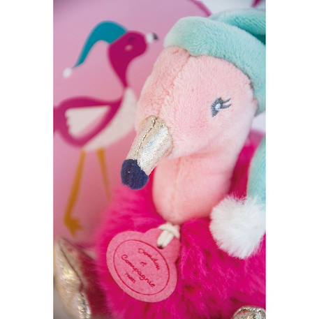 Doudou flamant rose - les minizoo Rose 3 - vertbaudet enfant 