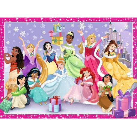 Puzzle un noël magique disney 200 pcs xxl Bleu 2 - vertbaudet enfant 