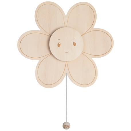 Applique murale en bois wonder fleur Marron 1 - vertbaudet enfant 