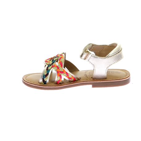 Sandales enfant caweave Or clair multi 4 - vertbaudet enfant 