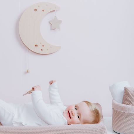 Applique murale lune wonder Beige lune 2 - vertbaudet enfant 