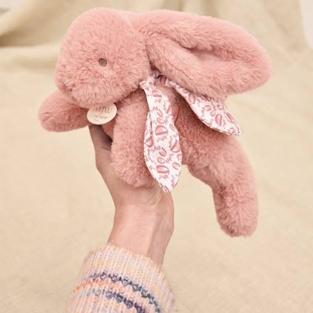Peluche lapin rose poudré 25 cm Rose 2 - vertbaudet enfant 