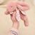 Peluche lapin rose poudré 25 cm Rose 2 - vertbaudet enfant 