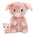 Peluche cochon maman et son bébé rose Rose 1 - vertbaudet enfant 