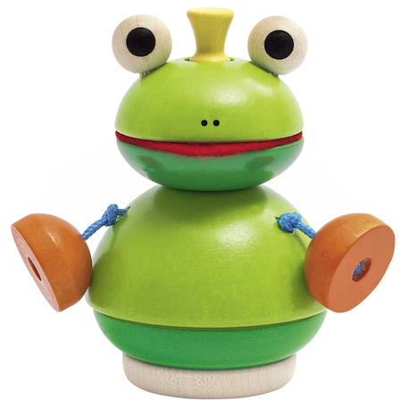 Pépito, la grenouille à empiler Vert 1 - vertbaudet enfant 
